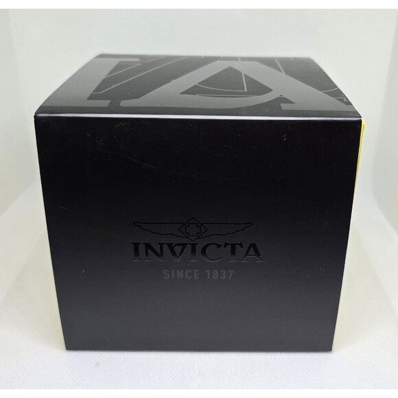 Invicta Women\'s Watch Angel Quartz Gold Tone Dial Black Silicone Strap 48852 main image 5